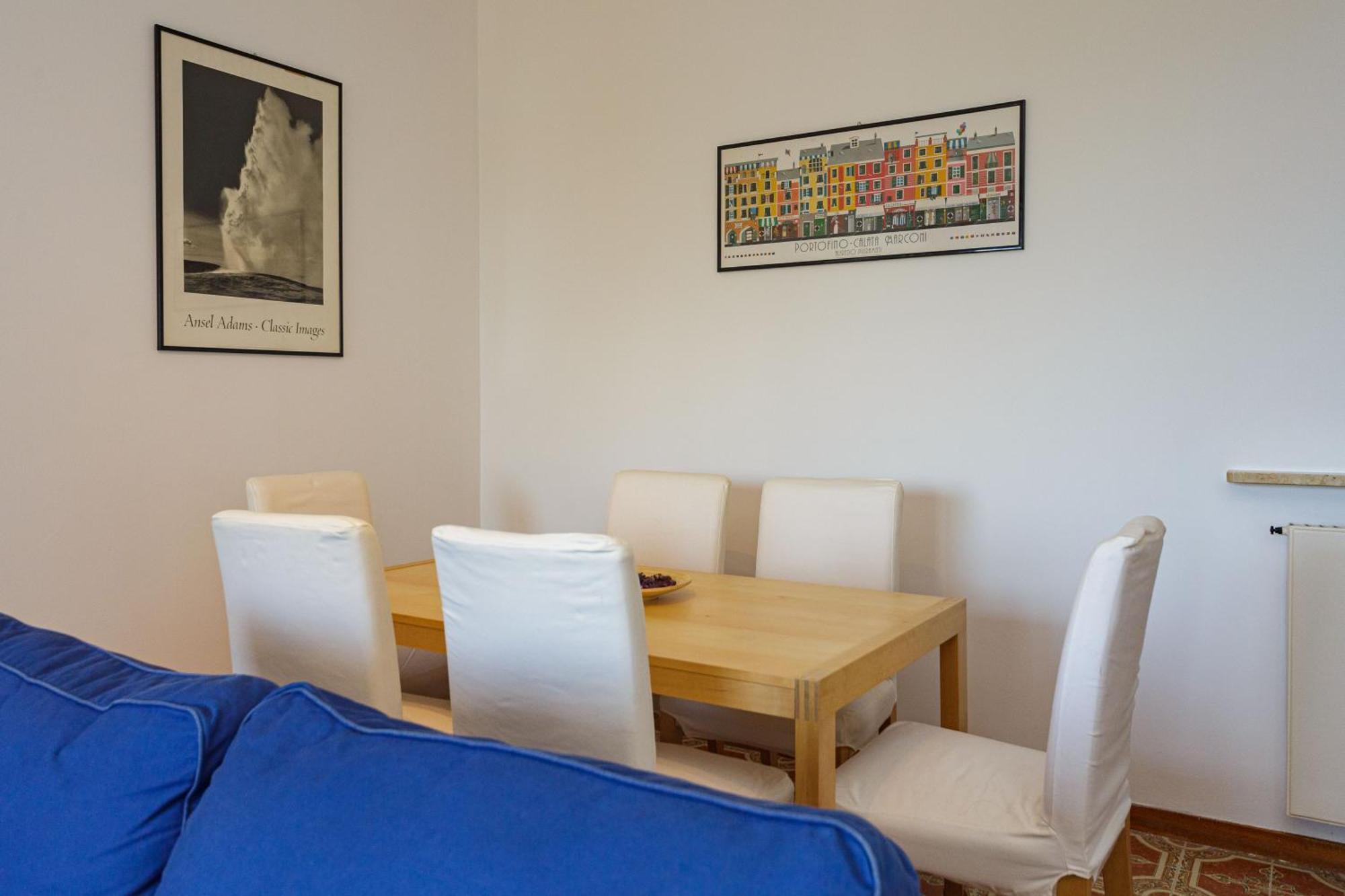 Apartament Casa Anna Sea view, Pool, Parking&wifi Rapallo Zewnętrze zdjęcie