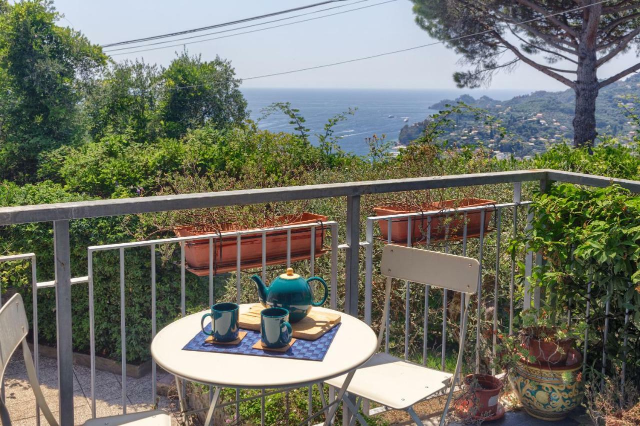 Apartament Casa Anna Sea view, Pool, Parking&wifi Rapallo Zewnętrze zdjęcie